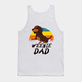 Weenie Dad Dachshund Papa Dog Lover Tank Top